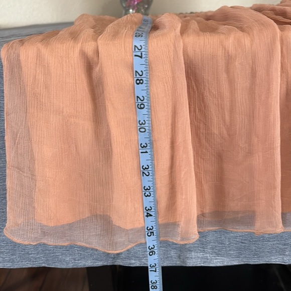 Topshop Petites Size 8 Dusty Pink Chainmail Top Tank Dress with Overlay - Picture 5 of 6